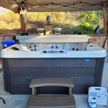Secard Pools & Spas - Our jacuzzi came today! Greg and Rudy helped us out tremendously when it came to choosing the right hot tub, thanks again! - Hot Tub & Pool Near Me - Pico Rivera, California