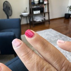 Sogo Nails Studio - The gel has already started chipping and the chrome part has already started to peel and its only been a week.