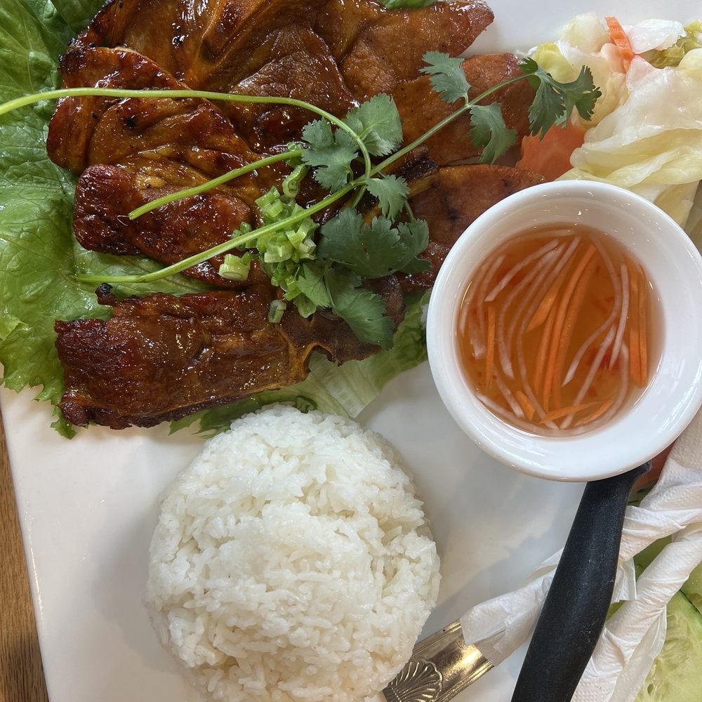 Pho G-Beef - C1. Grilled Pork Chop Rice Plate - Vietnamese Near Me - San Diego, California Pho G-Beef - C1. Grilled Pork Chop Rice Plate - Vietnamese Near Me - San Diego, California