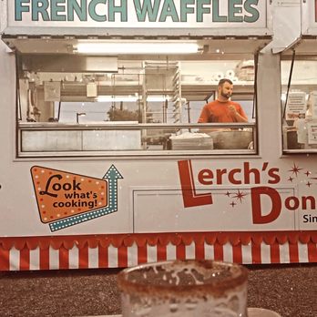 Ignite Brewing Company - a pint of beer in front of a french waffles truck - Brewpubs Near Me - Barberton, Ohio