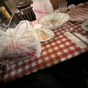 Buca di Beppo Italian Restaurant - Size of large pasta bowl, all the leftovers we are taking home. - Italian Near Me - Redondo Beach, California Buca di Beppo Italian Restaurant - Size of large pasta bowl, all the leftovers we are taking home. - Italian Near Me - Redondo Beach, California