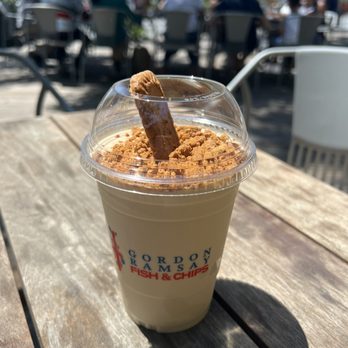 Gordon Ramsay Fish & Chips - Biscoff Shake - Fish & Chips Near Me - Washington, DC, District of Columbia
