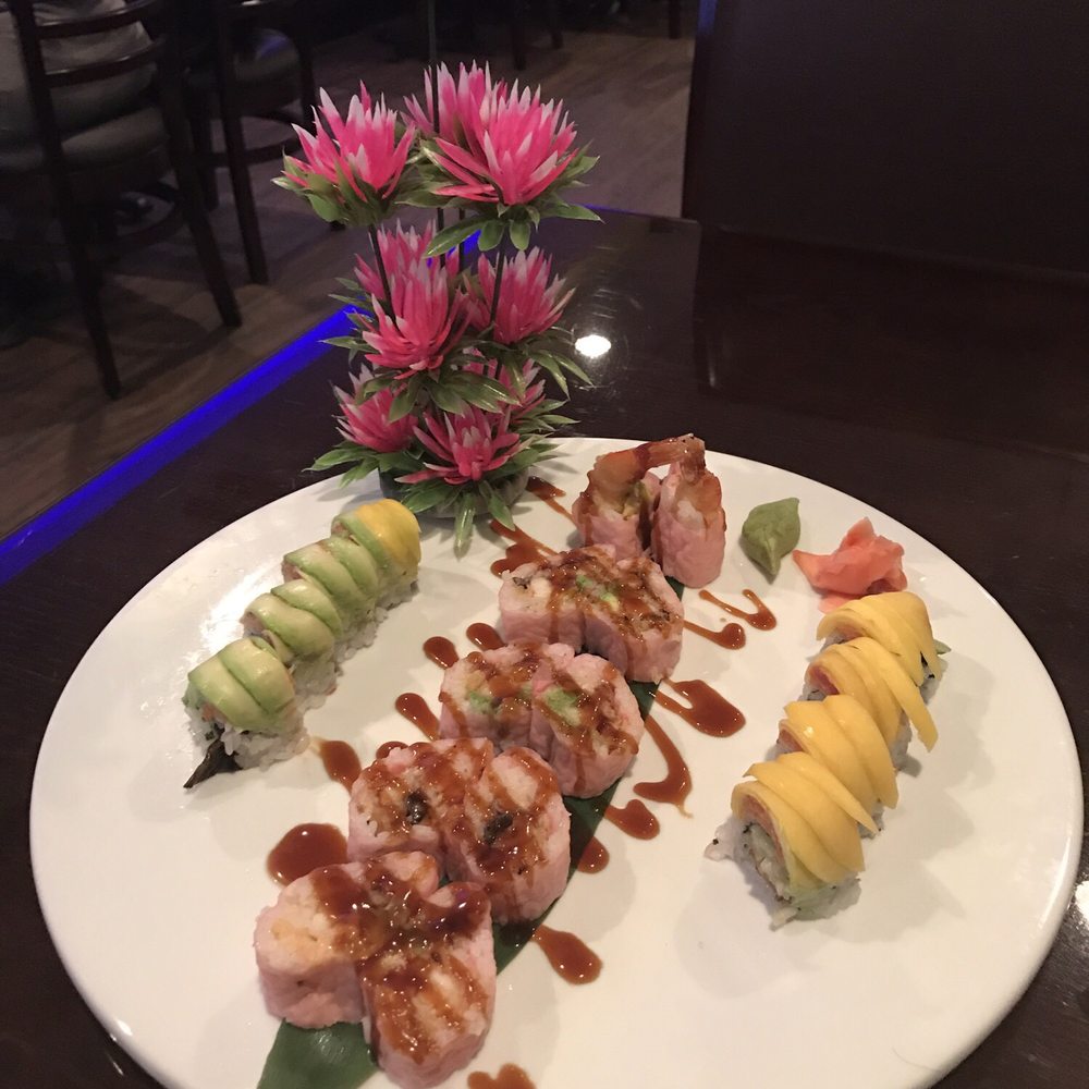 Open Sushi - Pink lady and twister roll. Both yummy! - Japanese Near Me - Jacksonville, Florida Open Sushi - Pink lady and twister roll. Both yummy! - Japanese Near Me - Jacksonville, Florida