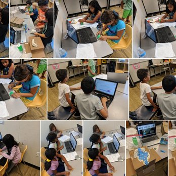 All-Star Academy - Preparing material for presentation at Science Fair for Summer Camp - Child Care & Day Care Near Me - San Diego, California All-Star Academy - Preparing material for presentation at Science Fair for Summer Camp - Child Care & Day Care Near Me - San Diego, California