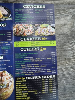 Menu photo 4 Miches De La Baja Lake Elsinore, CA