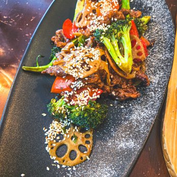 Chay Concept - Sesame Beef with Lotus Root - Vegetarian Near Me - Bellevue, Washington Chay Concept - Sesame Beef with Lotus Root - Vegetarian Near Me - Bellevue, Washington
