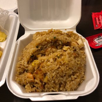 Jinbeh - Overpriced seafood fried rice for $13. - Sushi Bars Near Me - Lewisville, Texas