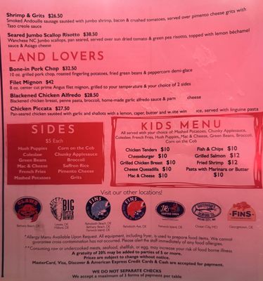Menu photo 3 Claws Seafood House - Rehoboth Beach Rehoboth Beach, DE
