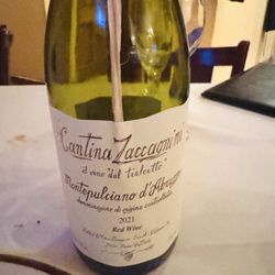 Tiramisu - Bottle of wine