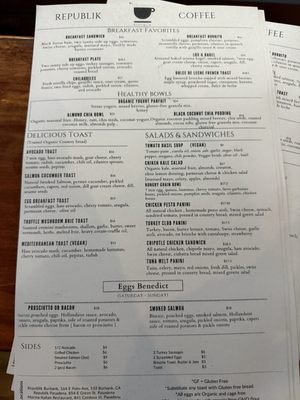 Menu photo 4 Republik Coffee Pasadena, CA Menu photo 4 Republik Coffee Pasadena, CA