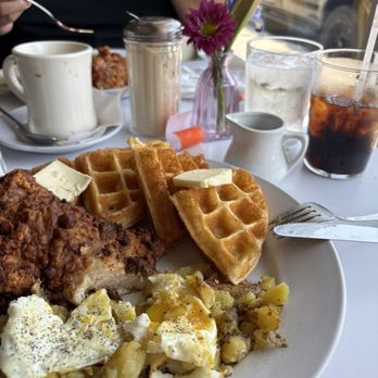 Smothered - Chicken and waffles - Breakfast & Brunch Near Me - Albuquerque, New Mexico