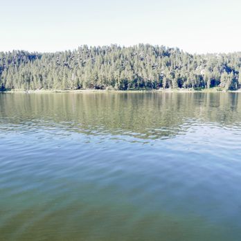 Big Bear Charter Fishing - Beautiful morning scene on lake big bear - Fishing Near Me - Big Bear Lake, California Big Bear Charter Fishing - Beautiful morning scene on lake big bear - Fishing Near Me - Big Bear Lake, California