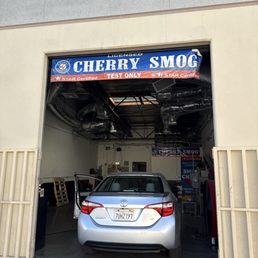 Exterior outside entrance of Cherry Smog & Registration - Smog check. - Fontana, California Exterior outside entrance of Cherry Smog & Registration - Smog check. - Fontana, California