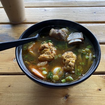 Leafy - Crab meatball udon with quail eggs - Asian Fusion Near Me - Pembroke Pines, Florida Leafy - Crab meatball udon with quail eggs - Asian Fusion Near Me - Pembroke Pines, Florida