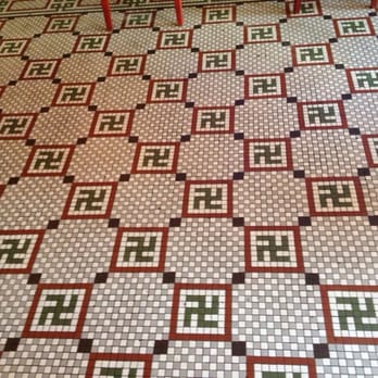 Ernst Cafe - Ernst cafe's circa 1900 floor tiling - Cajun/Creole Near Me - New Orleans, Louisiana