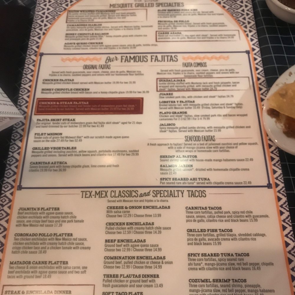 Uncle Julio's - menu food - Mexican Near Me - Lombard, Illinois