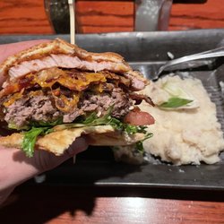 The Barley Mow - BBQ Bacon Cheeseburger