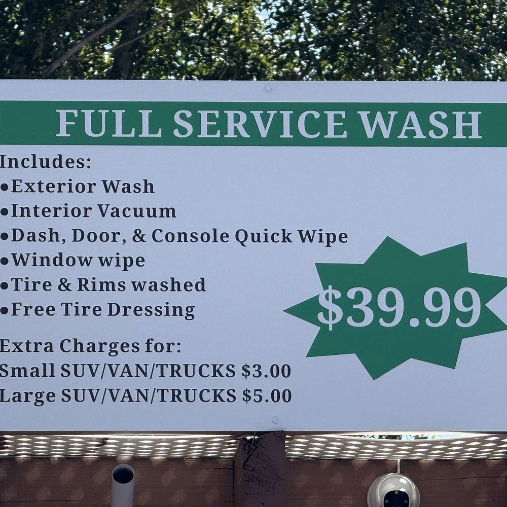 Mission Car Wash - Menu - Full Service Wash - Car Wash Near Me - Hayward, California