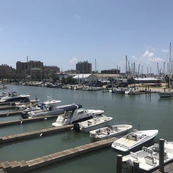 Marina Bar & Grill - Marina below the bar - American Near Me - Galveston, Texas