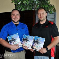 Vision Ace Hardware - Manager Steven Stewart (left) with our special projects specialist Rick Taylor.