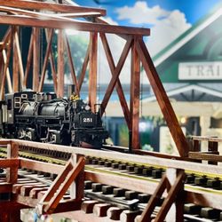 Burlington Station - Model Train Track Loop!