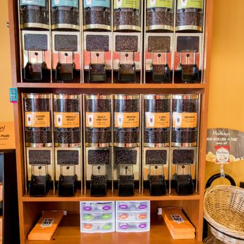 BIGGBY COFFEE - a display of various types of coffee - Coffee & Tea Near Me - Sault Sainte Marie, Michigan
