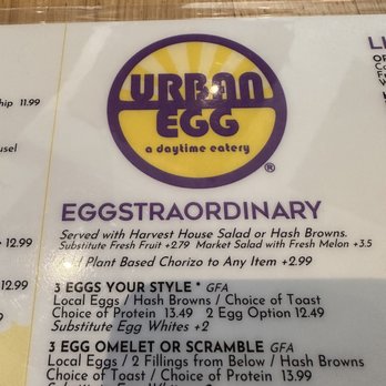 Urban Egg - Belleview - Menu - Breakfast & Brunch Near Me - Denver, Colorado Urban Egg - Belleview - Menu - Breakfast & Brunch Near Me - Denver, Colorado