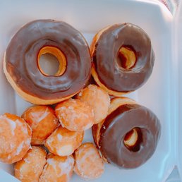 Chocolate Donuts with free Donut holes =)