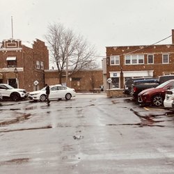 Egg House - Back parking lot, off of west side of Main Street.