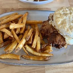 Hot Honey Chicken Breakfast Sandwich
