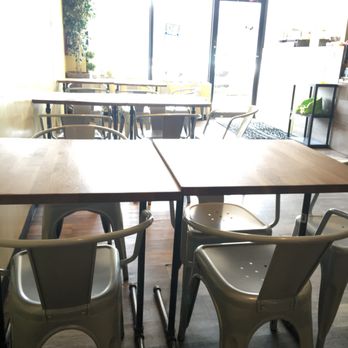 Lazy Monkey - tables and chairs in a restaurant - Cafes Near Me - Calgary, Alberta