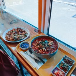 Left - 2 Haemul Pajeon Right - 22 Jampong