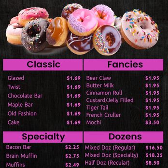 LV Donuts - Our donuts menu is updated. - Donuts Near Me - Las Vegas, Nevada LV Donuts - Our donuts menu is updated. - Donuts Near Me - Las Vegas, Nevada