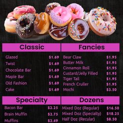 LV Donuts - Our donuts menu is updated.