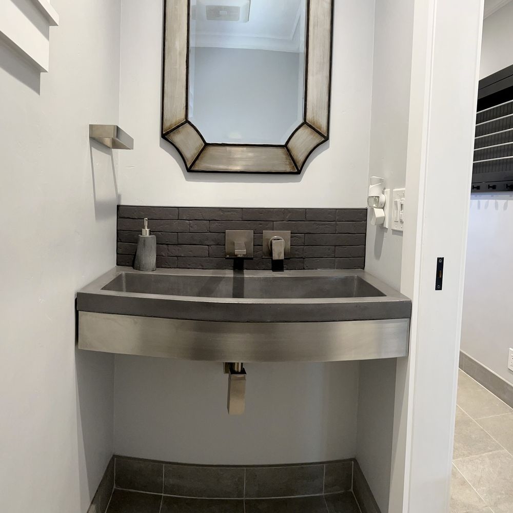 SplashWorks - Floating sink, wall mount faucets - Kitchen & Bath Near Me - San Jose, California SplashWorks - Floating sink, wall mount faucets - Kitchen & Bath Near Me - San Jose, California