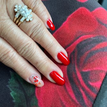 Dorita's Nails - Red for Love - Nail Salons Near Me - Rialto, California