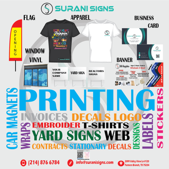 Surani Signs - Signmaking Near Me - Farmers Branch, Texas Surani Signs - Signmaking Near Me - Farmers Branch, Texas