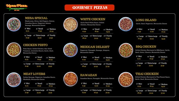 Menu photo 1 Mesa Pizza Santa Barbara, CA