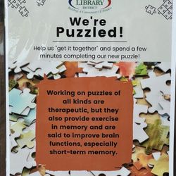 Lava Public Library - Community Puzzle Table