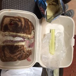 Reuben the Great, ruffles and a pickle spear.
