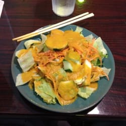 Sushi House - House and/or Green Salad ordered from the menu (w/ extra dressing)