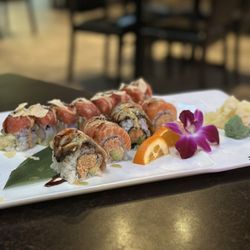 Sake Hibachi Sushi & Bar - Volcano Roll and Out of Control Roll