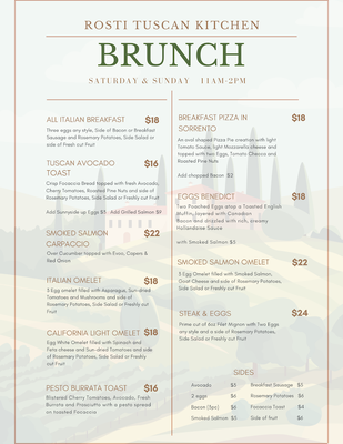 Menu photo 2 Rosti Tuscan Kitchen - Calabasas Calabasas, CA Menu photo 2 Rosti Tuscan Kitchen - Calabasas Calabasas, CA