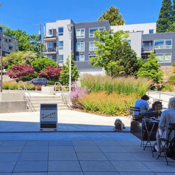 The Wayland Mill - Indoor seating and outdoor seating in the courtyard, adjacent to Burke Gilman Trail (6/7/25). - Coffee & Tea Near Me - Seattle, Washington