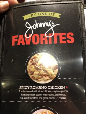 Menu photo 2 Johnny Carino's Greenwood, IN Menu photo 2 Johnny Carino's Greenwood, IN