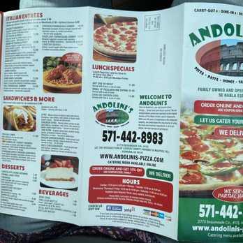 Andolini's - Menu - Pizza Near Me - Ashburn, Virginia Andolini's - Menu - Pizza Near Me - Ashburn, Virginia
