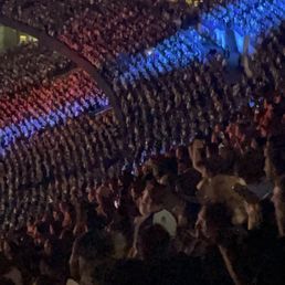 From our seats in 332. From our seats in 332.