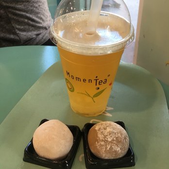 Momen'Tea - Rose tea with peach and tiramisu mocha - Bubble Tea Near Me - Paris, 75