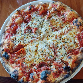 Apizza Di Napoli - Delicious New Heaven with pepperoni and onion. Fired perfectly. - Pizza Near Me - Aiken, South Carolina Apizza Di Napoli - Delicious New Heaven with pepperoni and onion. Fired perfectly. - Pizza Near Me - Aiken, South Carolina