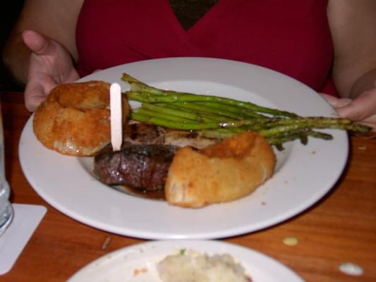 Photo of Claim Jumper Steakhouse & Bar - Fremont, CA, US. 8 oz filet mignon